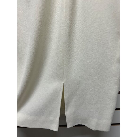 Valerie Stevens Evening Vintage 90's Ivory Pencil Skirt - Picture 5 of 6